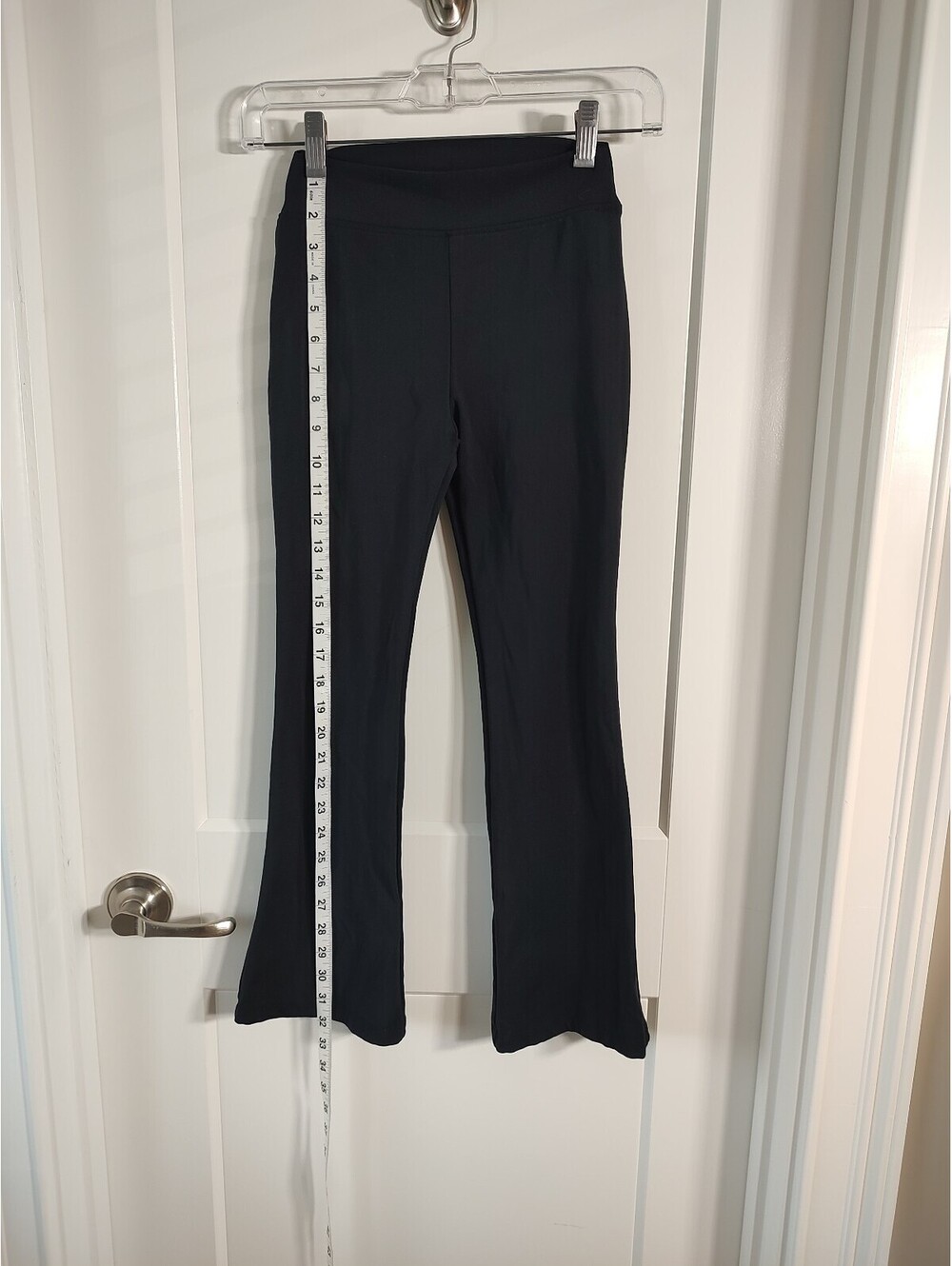 Big Elephant Black Stretch Yoga Pants with Flared Legs Size Childs Medium